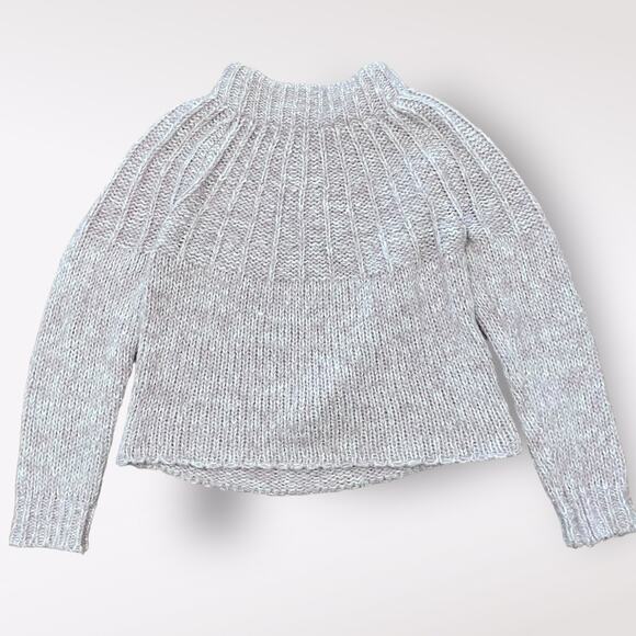Anthropologie Moth Lavender Pink Coquette Boho Bow Back Sweater Size S - Picture 5 of 10